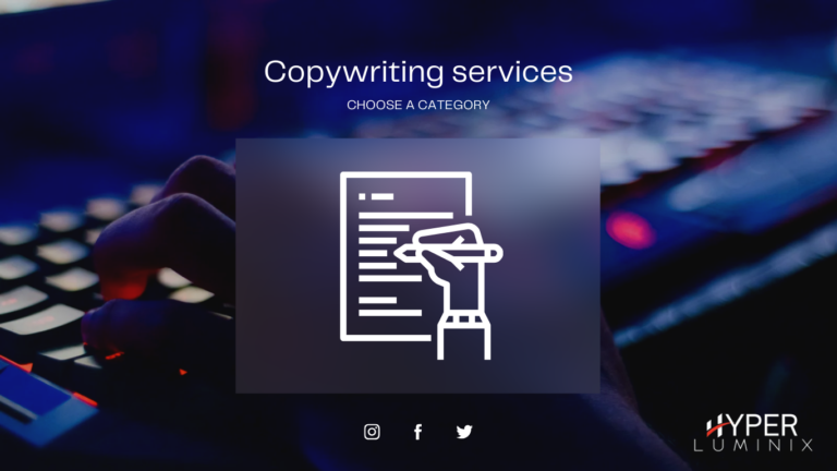 HyperLuminix | Our World-Class Copywriting Services for Your Business